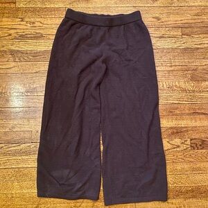 Brown Wide-Leg Pants